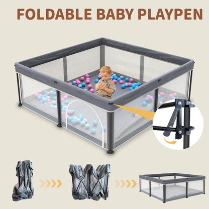 🎁Collapsible Playpen for Babies & Toddlers| Safe Space for Toddlers