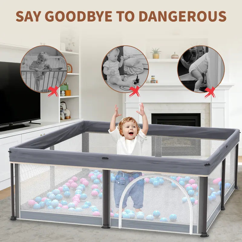 🎁Collapsible Playpen for Babies & Toddlers| Safe Space for Toddlers