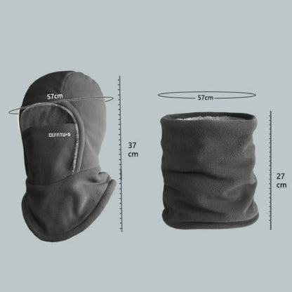 Unisex Winter Warme Halsmaske Ohrenschutz Einteiler-Mütze