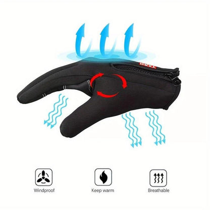 🎁Winddichte Touchscreen-Winterhandschuhe – Thermische Wärme für Herren & Damen