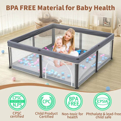 🎁Collapsible Playpen for Babies & Toddlers| Safe Space for Toddlers
