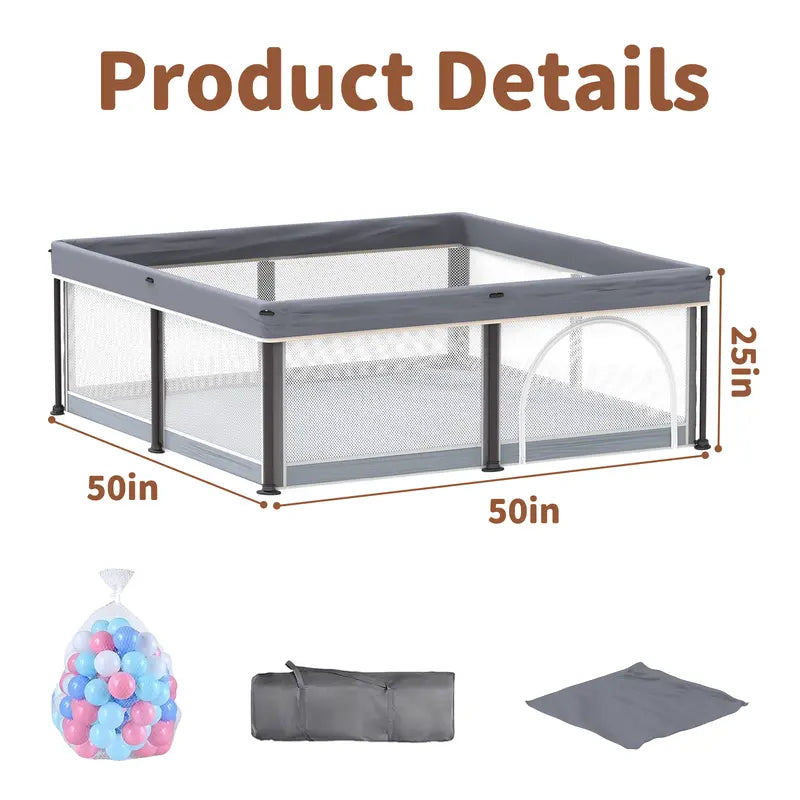 🎁Collapsible Playpen for Babies & Toddlers| Safe Space for Toddlers