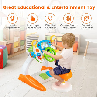 🎁Kids Driving Simulation Toy-The Perfect Birthday Gift!