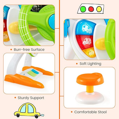 🎁Kids Driving Simulation Toy-The Perfect Birthday Gift!