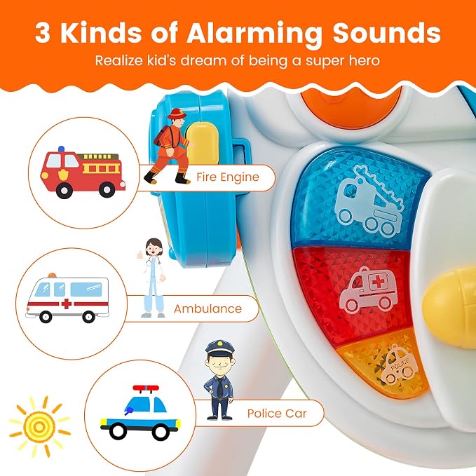 🎁Kids Driving Simulation Toy-The Perfect Birthday Gift!