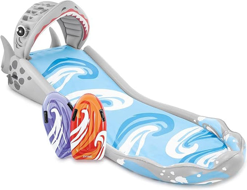 🌊Outdoor Inflatable Water Slide🏄‍♀️ (Includes 2 Surfboards)