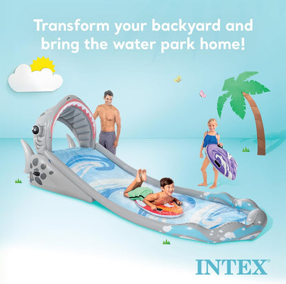 🌊Outdoor Inflatable Water Slide🏄‍♀️ (Includes 2 Surfboards)