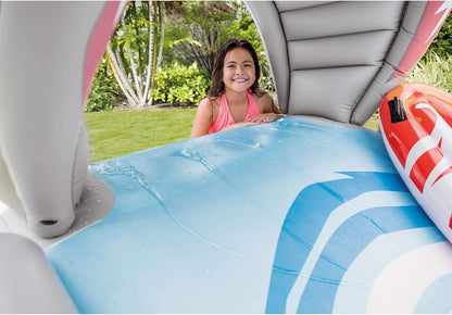 🌊Outdoor Inflatable Water Slide🏄‍♀️ (Includes 2 Surfboards)