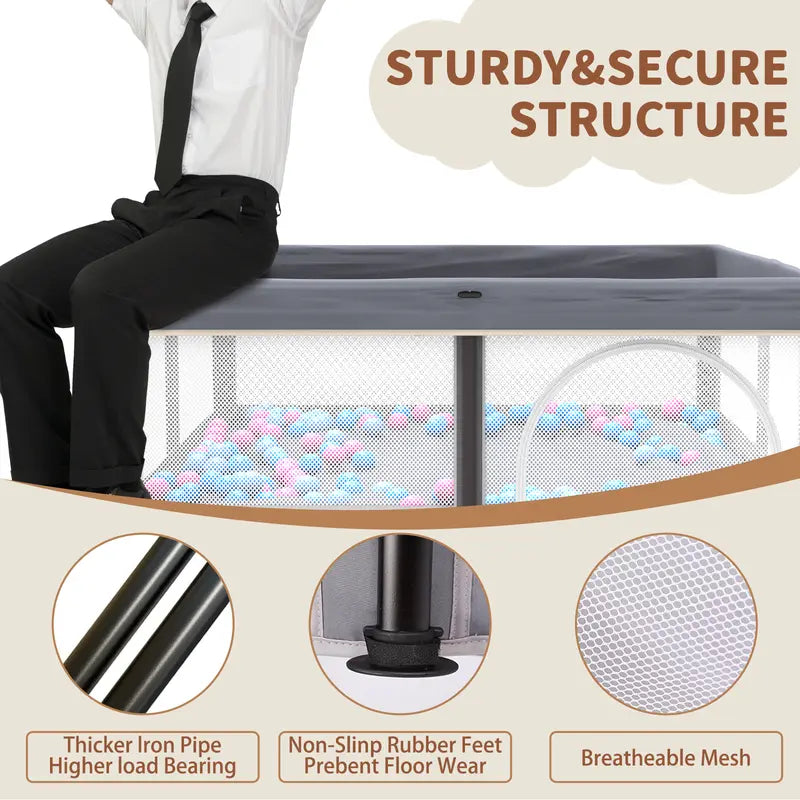 🎁Collapsible Playpen for Babies & Toddlers| Safe Space for Toddlers