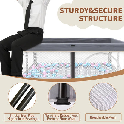 🎁Collapsible Playpen for Babies & Toddlers| Safe Space for Toddlers