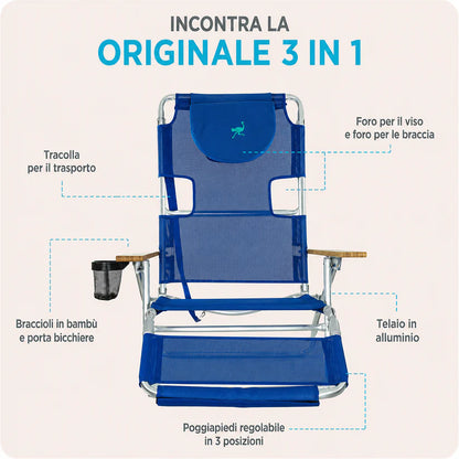 🪑3-in-1 Portable Recliner – Comfort Anywhere