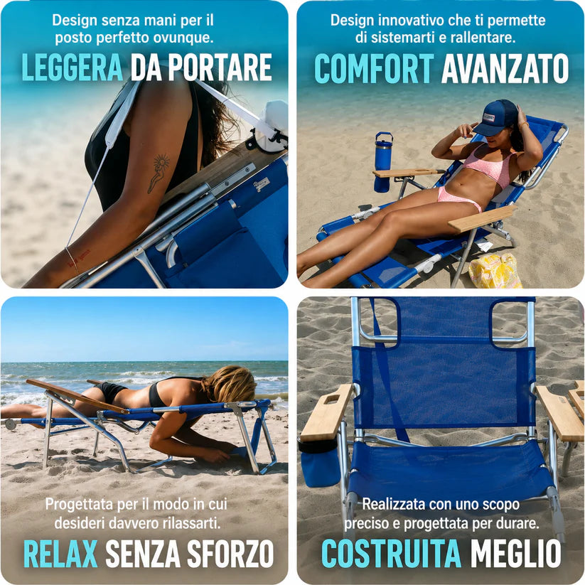 🪑3-in-1 Portable Recliner – Comfort Anywhere