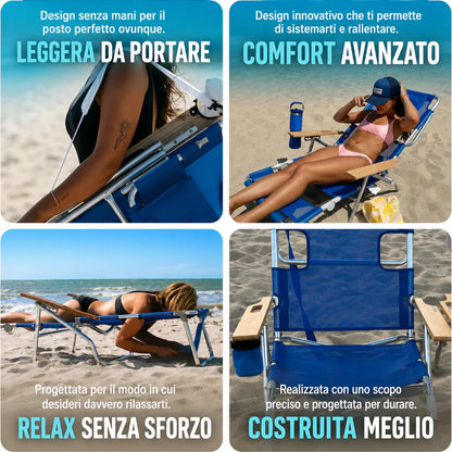 🪑3-in-1 Portable Recliner – Comfort Anywhere