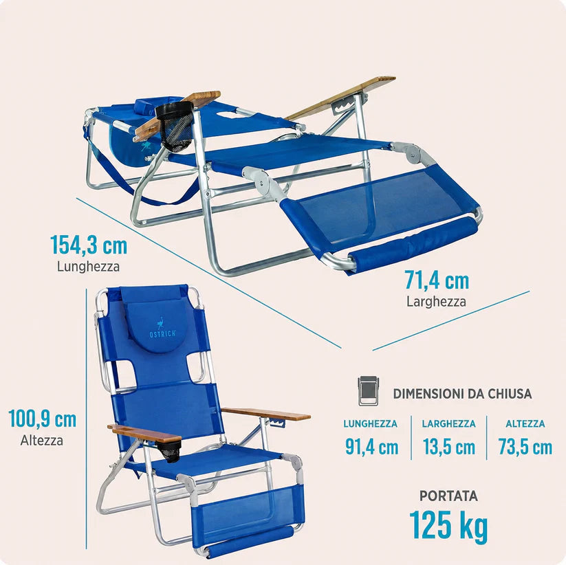🪑3-in-1 Portable Recliner – Comfort Anywhere