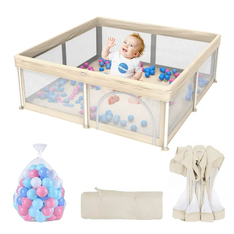 🎁Collapsible Playpen for Babies & Toddlers| Safe Space for Toddlers